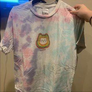 Ripndip Lord Nermal Tie Dye Cat T-Shirt